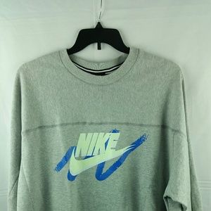 Nike Plus Size Vintage Sweatshirt Grey